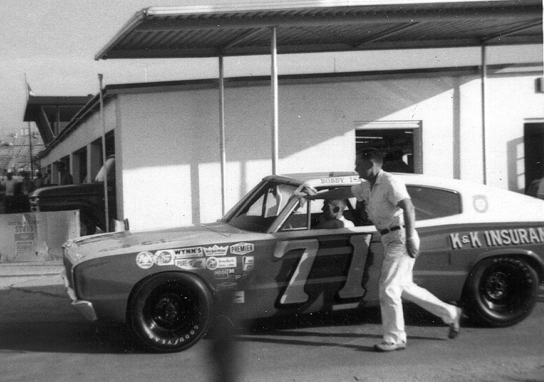  - Bobby Issac_s car rolls out for the 1967 Firecracker 400_